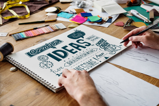 Inspiration Ideas Design Creative Thinking Word
