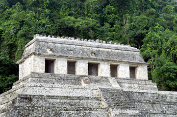Fototapeta na wymiar Palenque Mayan Ruins - Chiapas, Mexico