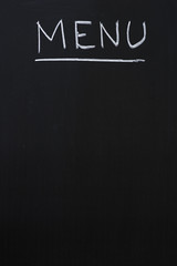 Menu On Blackboard