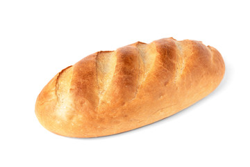 Loaf isolated on white background.