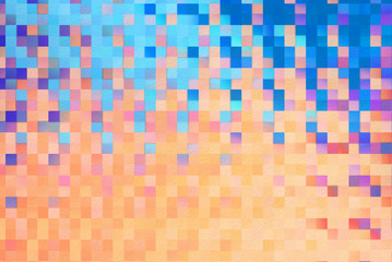 Abstract square blocks shapes gradient pattern background