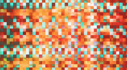 Abstract square blocks shapes gradient pattern background