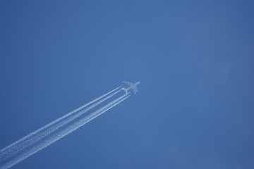 airplane in the sky