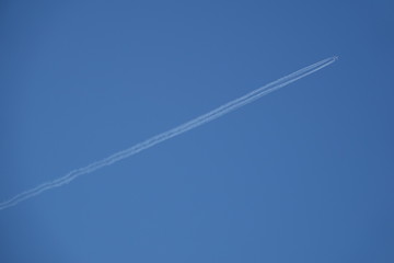 airplane in the sky
