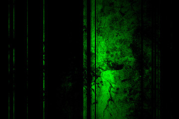 green and black Color bar background.