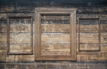 frames on old, wall