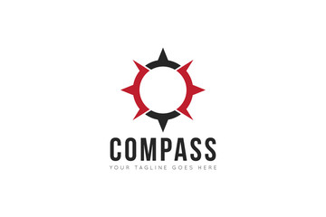 compass logo and icon vector illustration design template