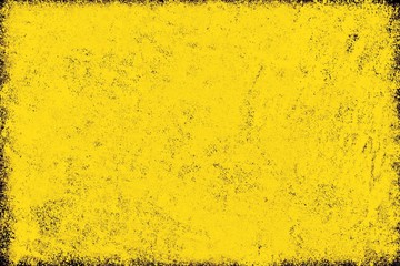 Yellow grunge background. Old paint texture