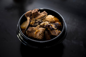 Braised Short Ribs - Korean Food Galbi jjim