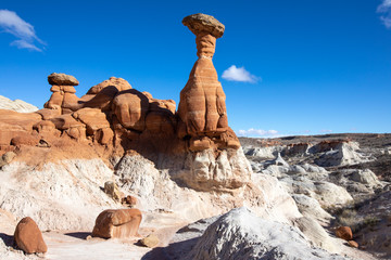 Toadstool Hoodoos in southern Utah 