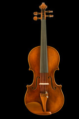 Fototapeta na wymiar violin isolated on black
