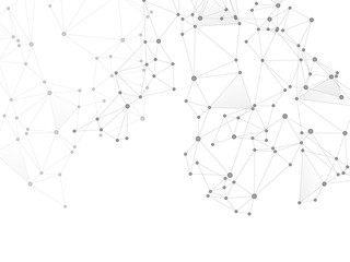 Obraz premium Block chain global network technology concept.