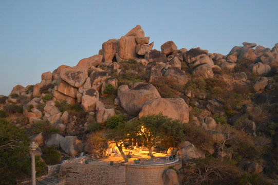 chitradurga fort morning view