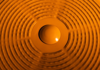 Rotation einer Metallscheibe