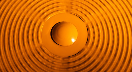 Rotation einer Metallscheibe