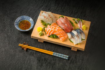 お刺身　Japan of raw fresh fish fillet (sashimi)