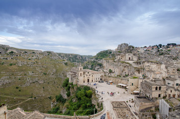 Fototapeta premium Historyczne miasto Matera, europejska stolica kultury 2019