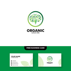 vector logo design for agriculture, agronomy, rural country farming field, natural harvest, Free Business Card