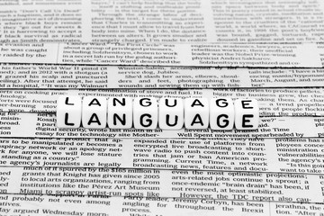 Fototapeta premium Language
