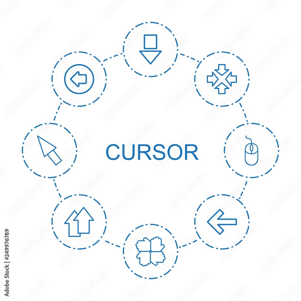 Poster 8 cursor icons