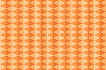 Abstract geometric pattern seamless background from triangular, orange tone color and line design.