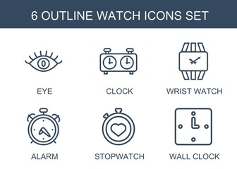 6 watch icons