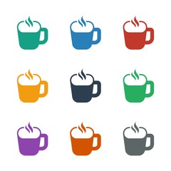Fototapeta premium cup icon white background