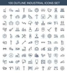 100 industrial icons