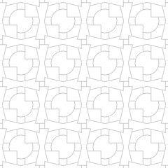 Gray and white geometric seamless pattern