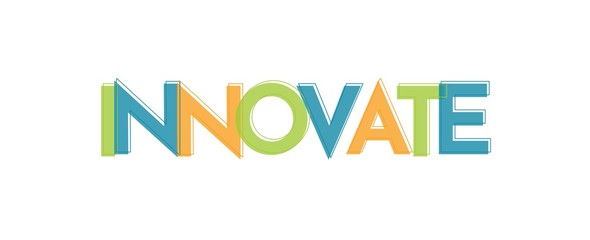 Innovate word concept