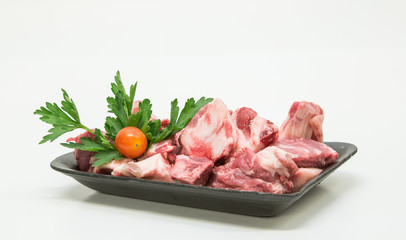 stew mutton pack butchery lamb red raw meat
