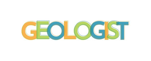 Geologist word concept