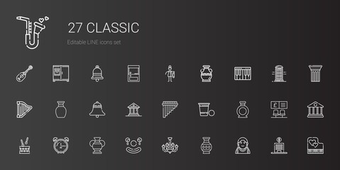 classic icons set