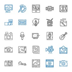 studio icons set