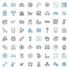 wheel icons set