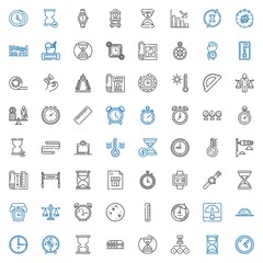 measurement icons set