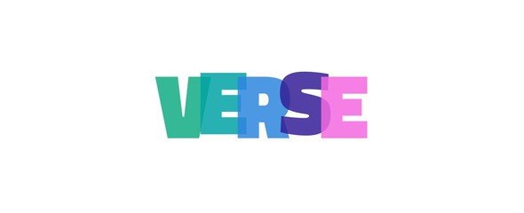 Verse word concept