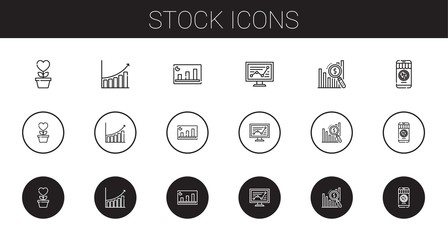 stock icons set