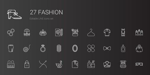 fashion icons set