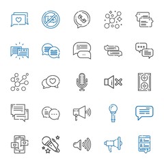 speak icons set