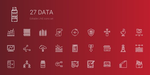data icons set