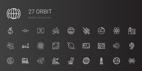 orbit icons set © NinjaStudio