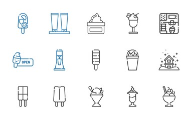 frozen icons set