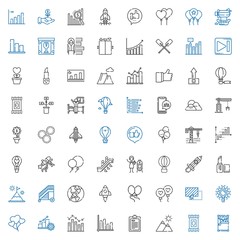 up icons set