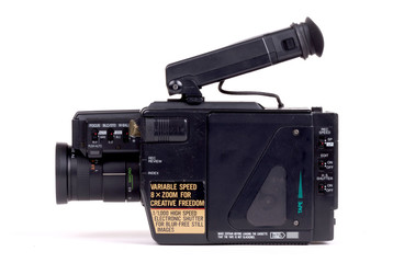 Analogue camcorder, isolated