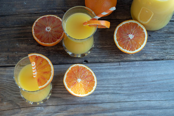 Blutorangen mit Orangensaft © bilderhexchen