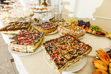 Delicious and elegant dessert buffet