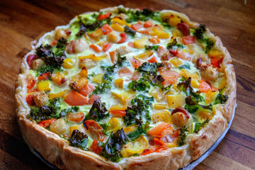 Vegetable quiche