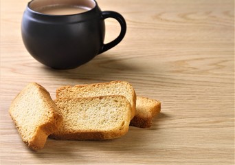 Healthy and crunchy breakfast 