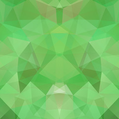 Plakat Background of geometric shapes. Green mosaic pattern. Vector EPS 10. Vector illustration